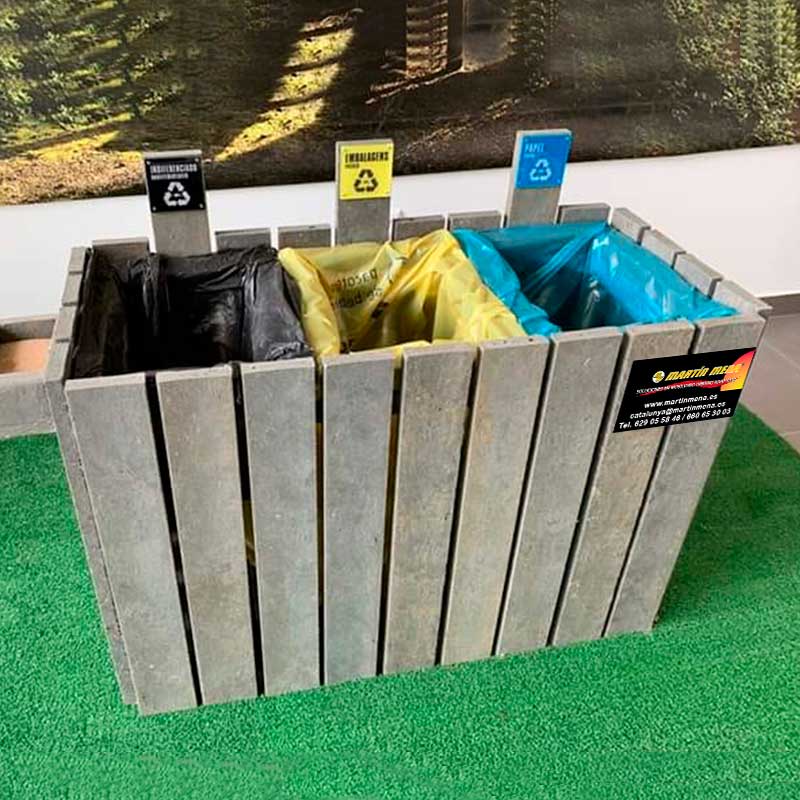 Papereres de Reciclatge Modulars de Plàstic Reciclat Ecopunt